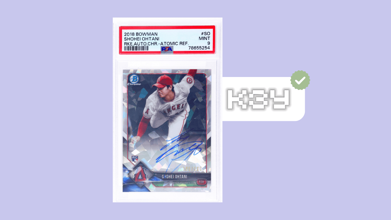 Shohei Ohtani 2018 Bowman Chrome Atomic Refractor CRASO 100/100 Rookie