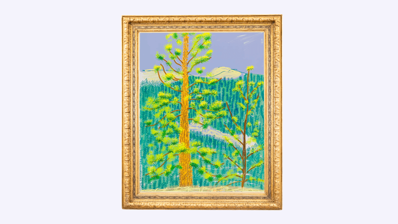 David Hockney, Yosemite 8, 2010