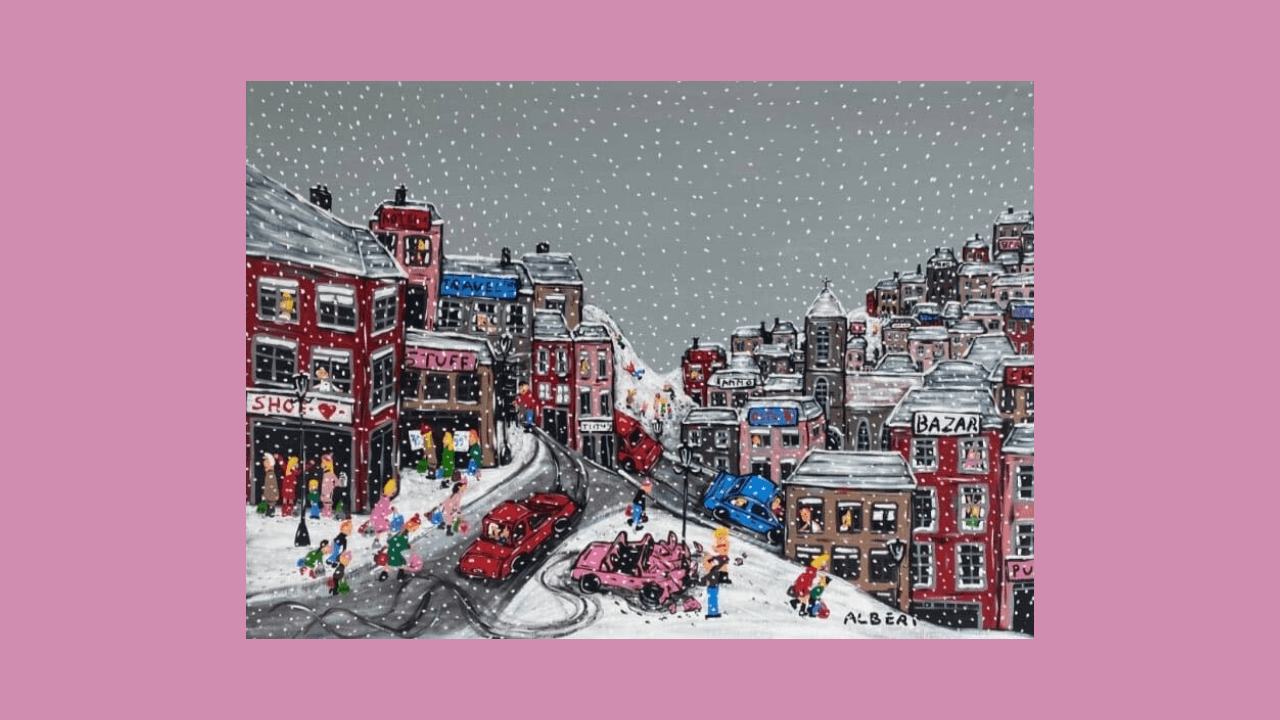 Albert Willem, Shoppers In The Snow (feat. Breugel the Elder), 2021