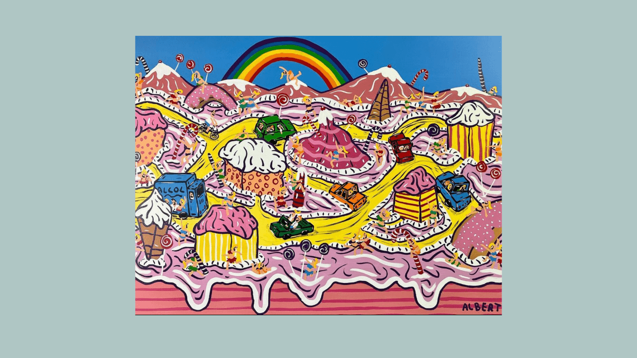 Albert Willem, Roger loves cycling in candy land, 2023