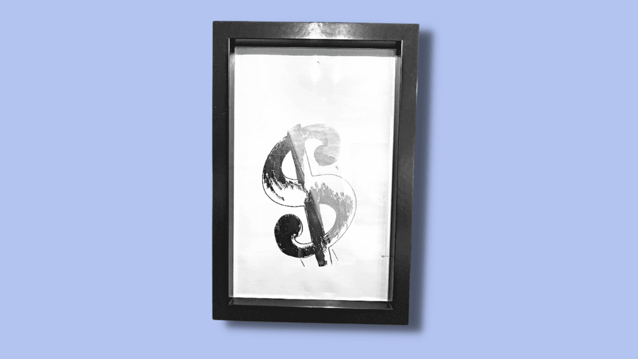Andy Warhol, Dollar Sign, 1982