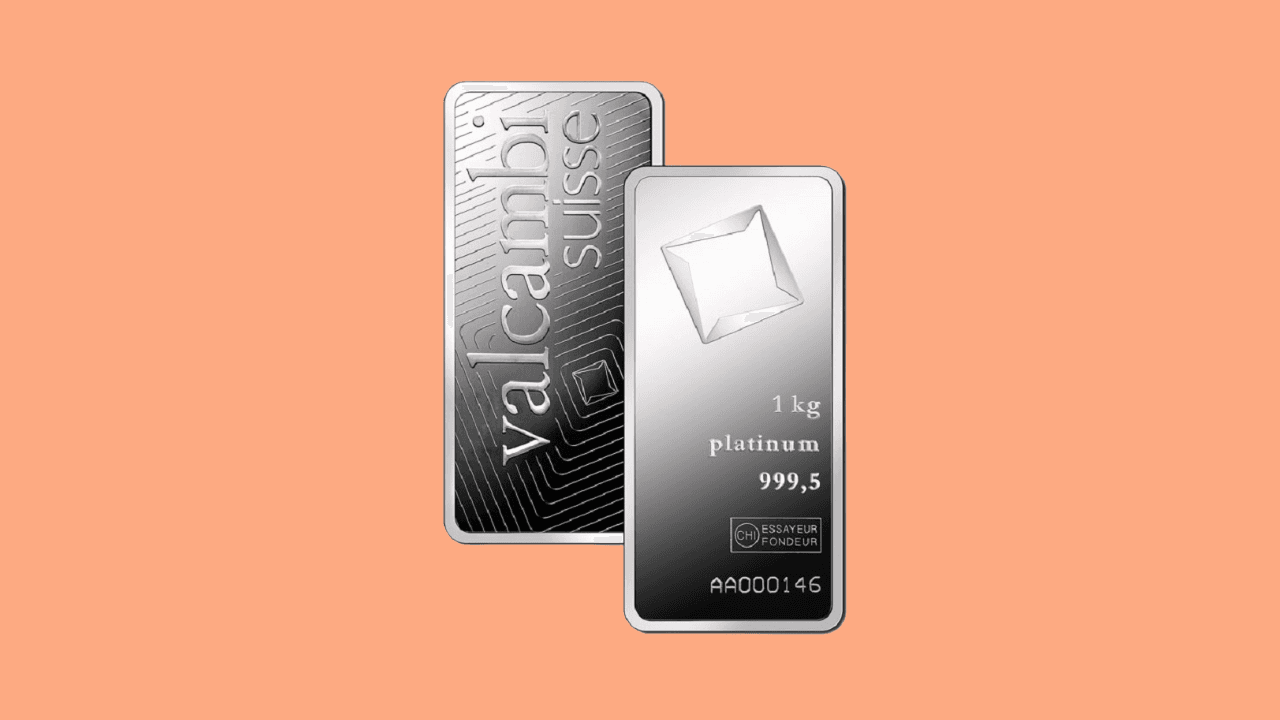 Platinbarren, 1 kg,  999,5