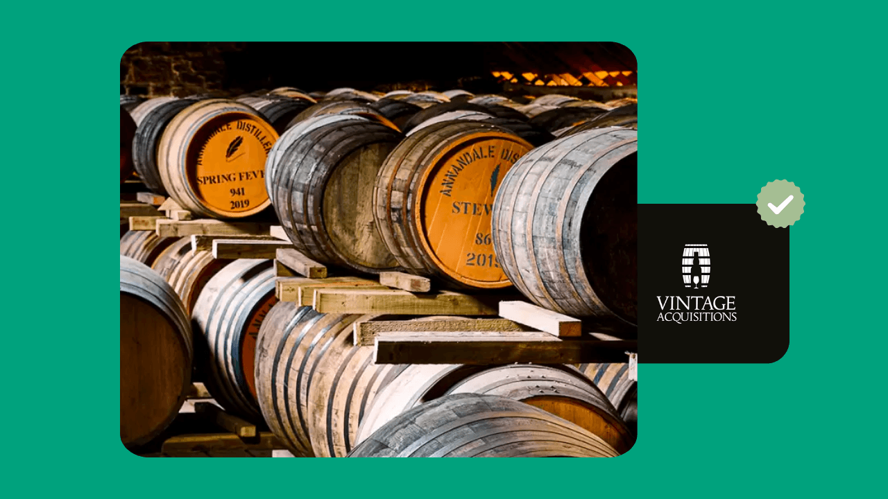 Schottische Whisky Fässer, Annandale 2018