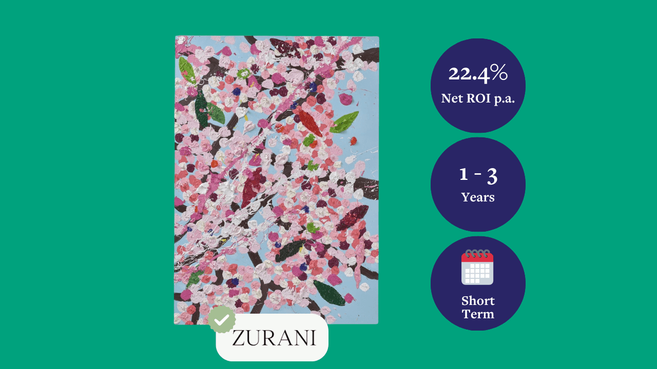 Damien Hirst, Visions Blossom, 2021 (Originalgemälde)