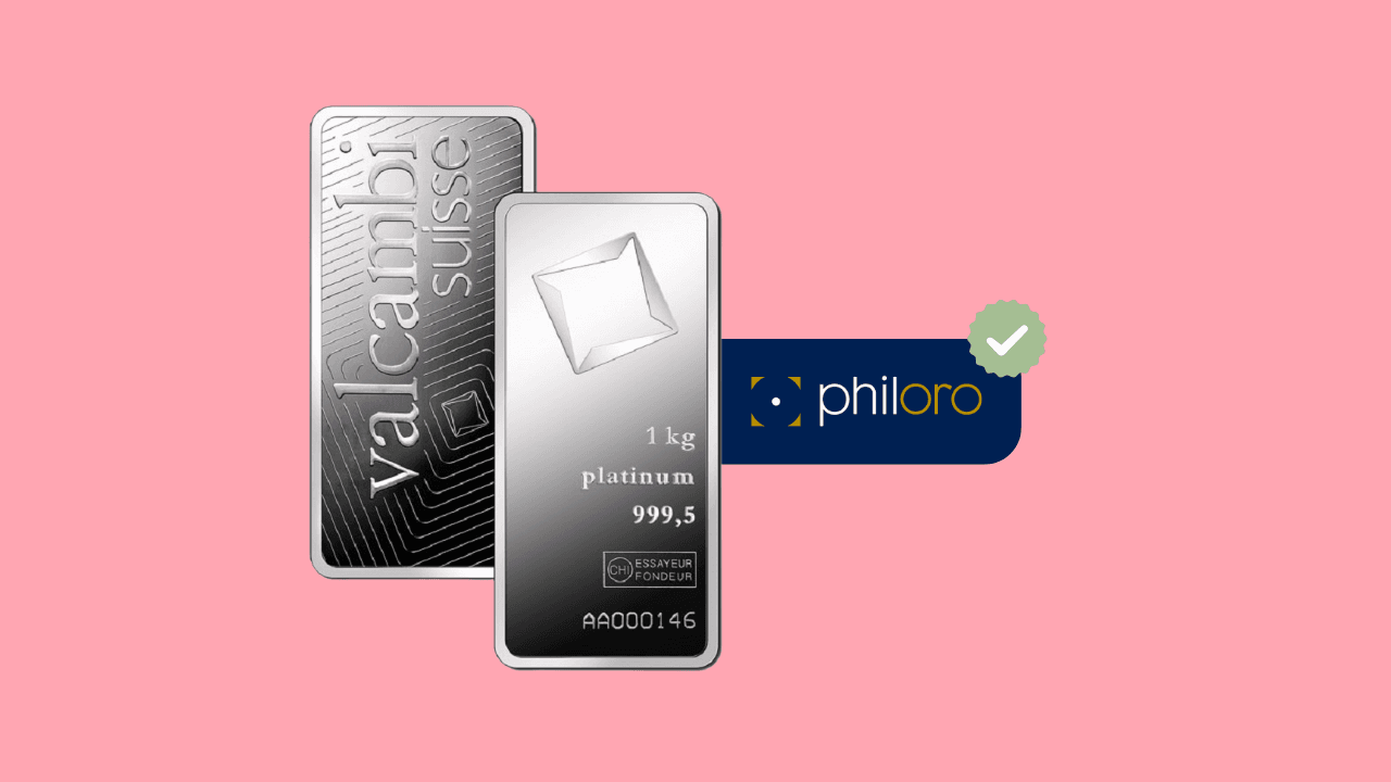Platinum bar, 1 kg, 999.5