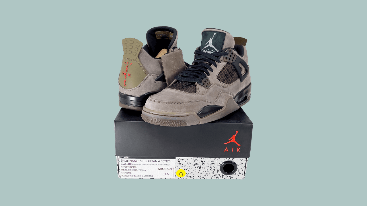 Nike, Air Jordan 4 Travis Scott Mocha F&F