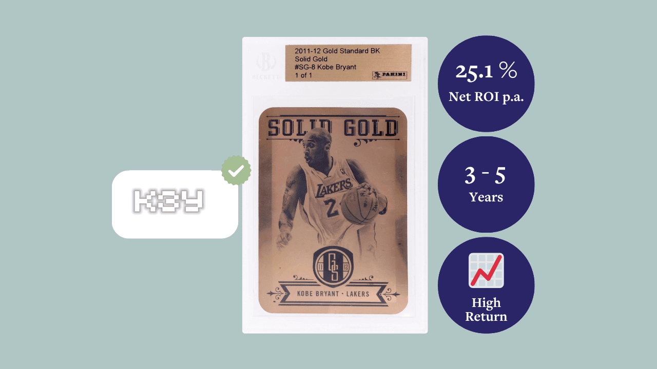 Kobe Bryant 2011-12 Gold Standard Solid Gold 1of1 14 Karat BGS Slabbed