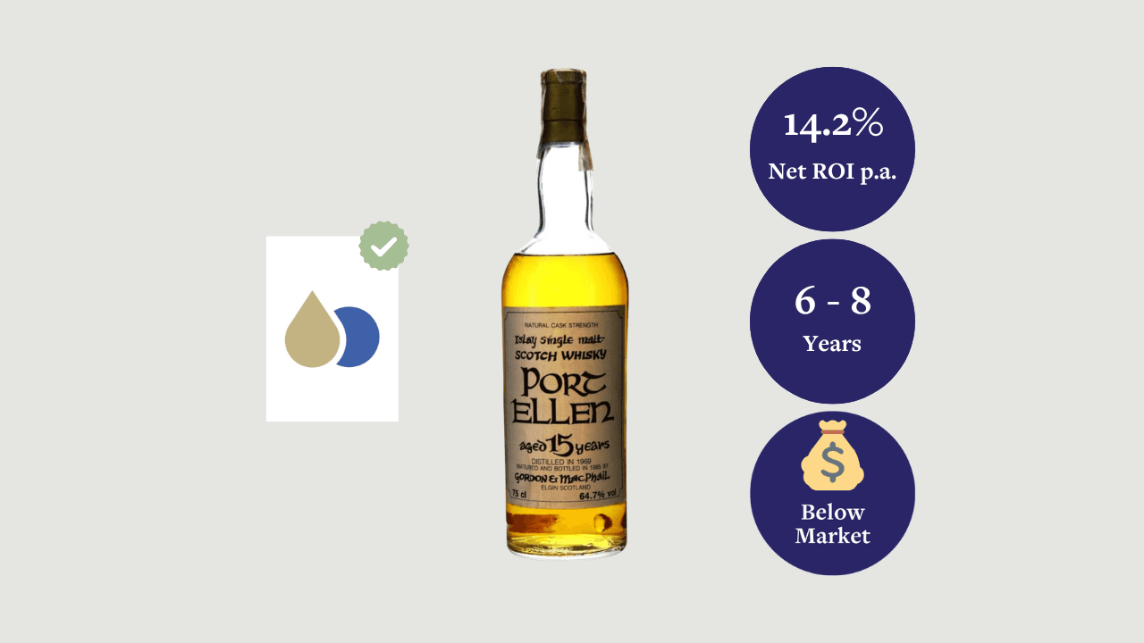 Port Ellen 1969 Gordon und MacPhail 15 Jahre