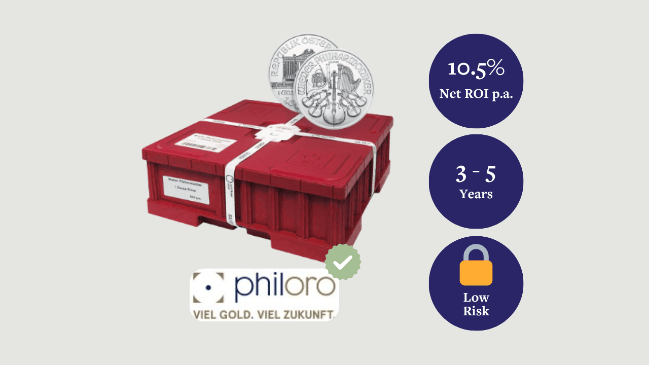 Silber Philharmoniker 1 oz Masterbox (500 Stück)