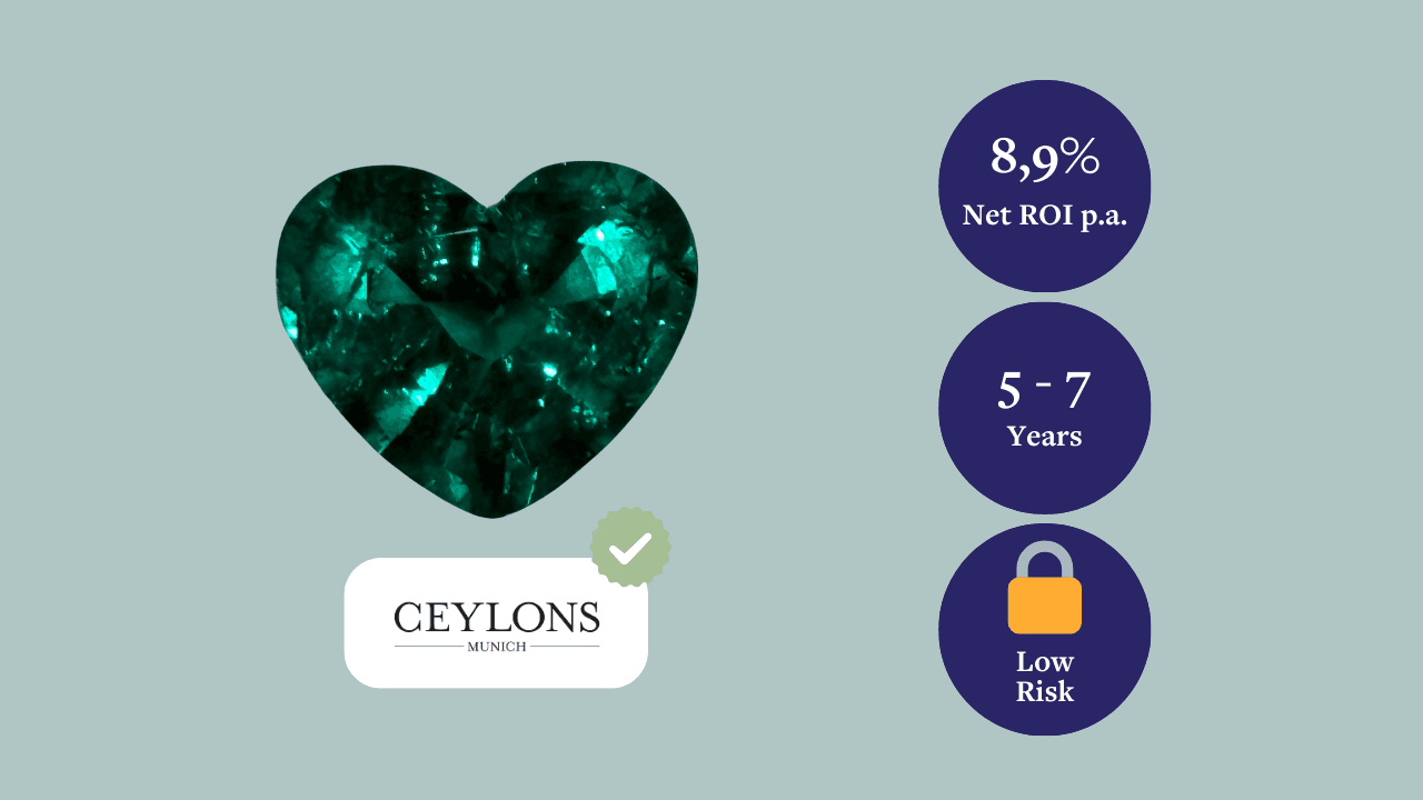 Emerald, Green Heart, 4.22 ct