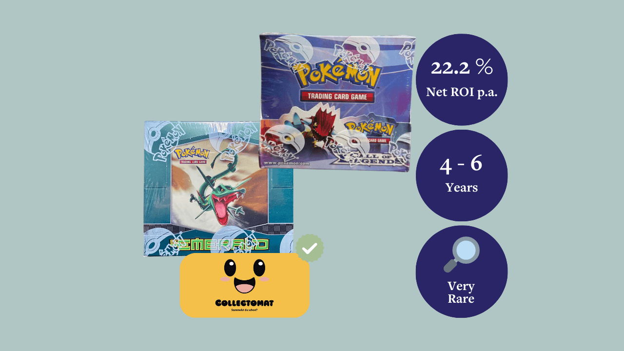 Sealed Pokémon Ex Emerald and Call of Legends Displays