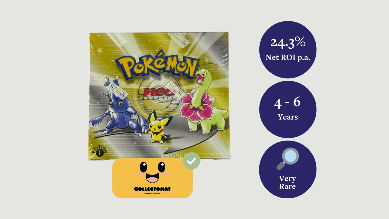 Display scellé Pokémon Neo Genesis 1ère édition