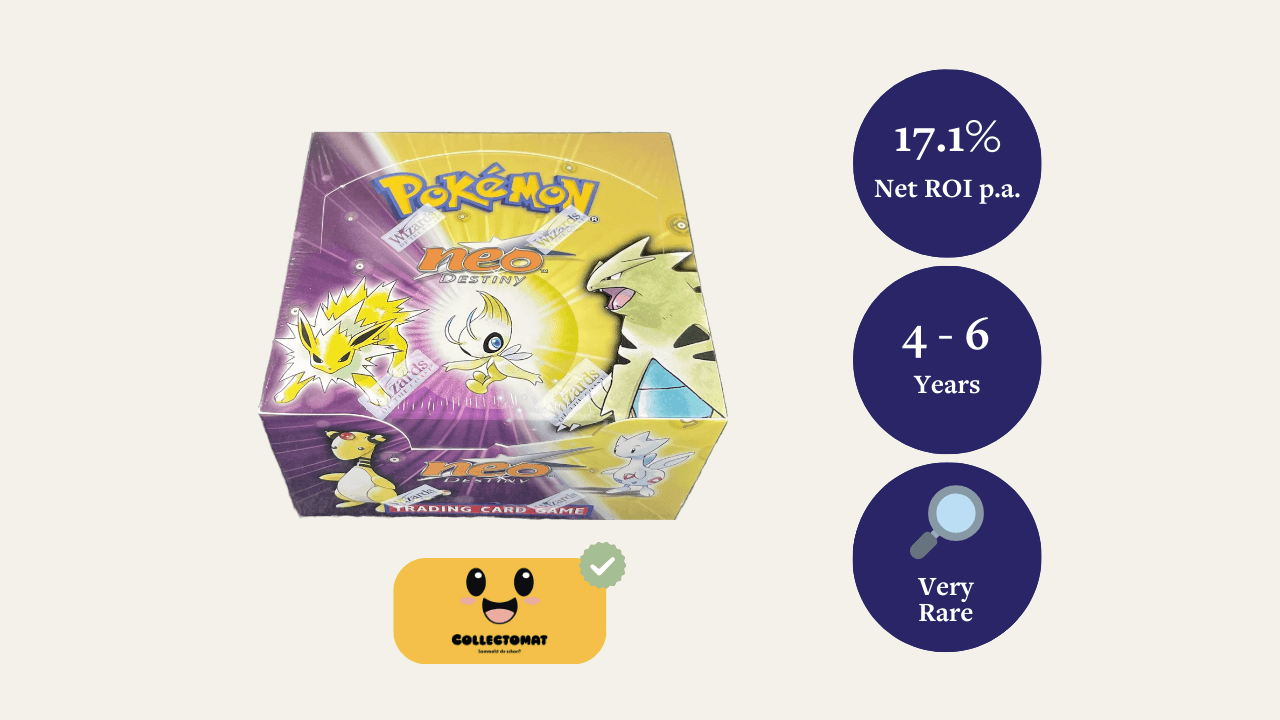 Pokémon Neo Destiny Boîte de boosters illimités scellée