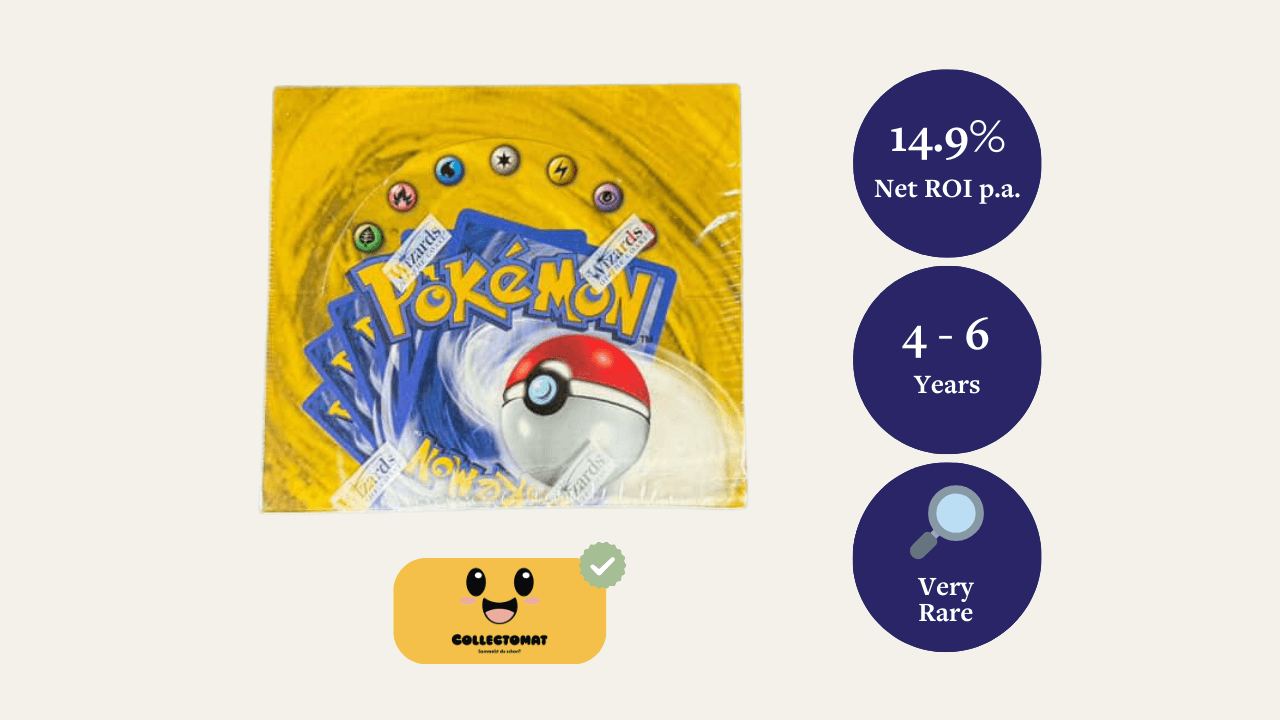 Versiegeltes Pokémon Basis-Set (Unlimited Edition, Green Wing) Boster Box