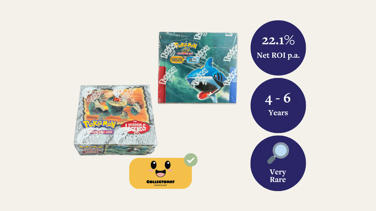 Zwei versiegelte Pokémon Ex-Era Booster Boxen