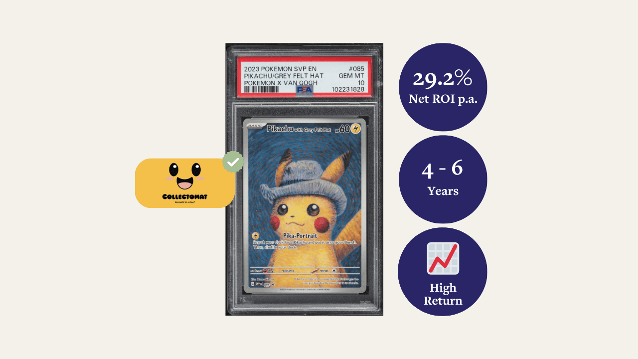 20 Van Gogh Pikachu Cards (PSA 10)