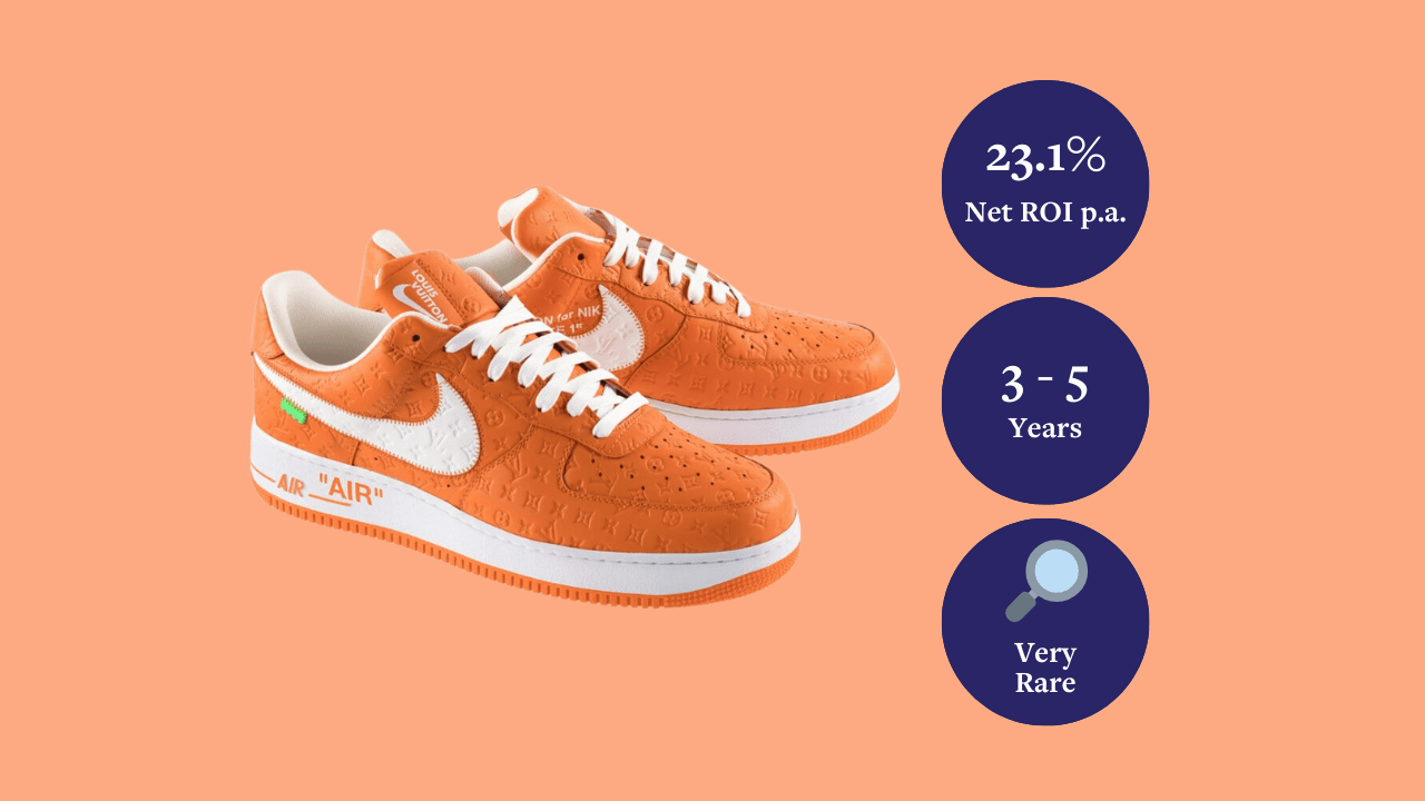 Nike x Louis Vuitton Air Force 1 „Orange" Friends & Family (1-of-20)