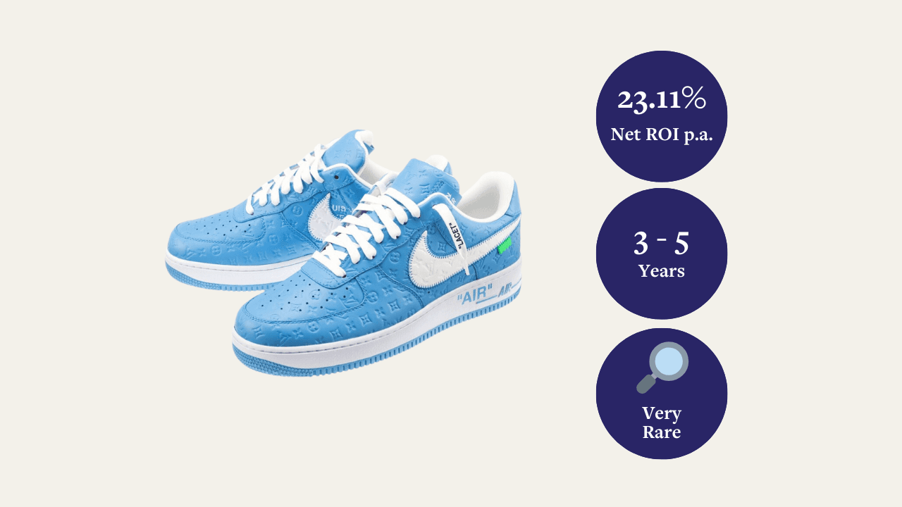 Nike x Louis Vuitton Air Force 1 „Light Blue" Friends & Family (1-of-20)