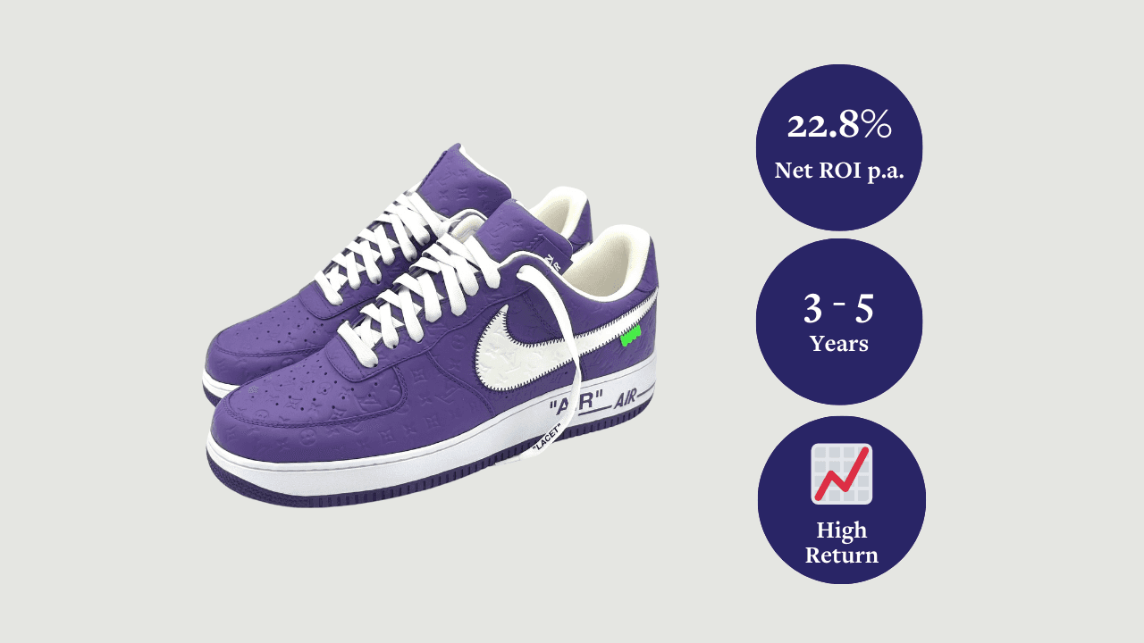 Nike x Louis Vuitton Air Force 1 "Purple" Friends & Family (1 von 15)
