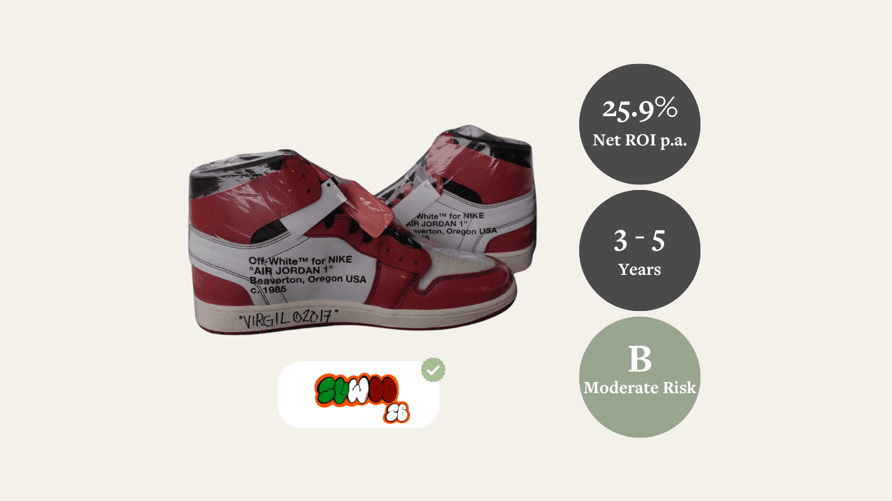 Jordan 1 Off-White Chicago signiert von Virgil Abloh