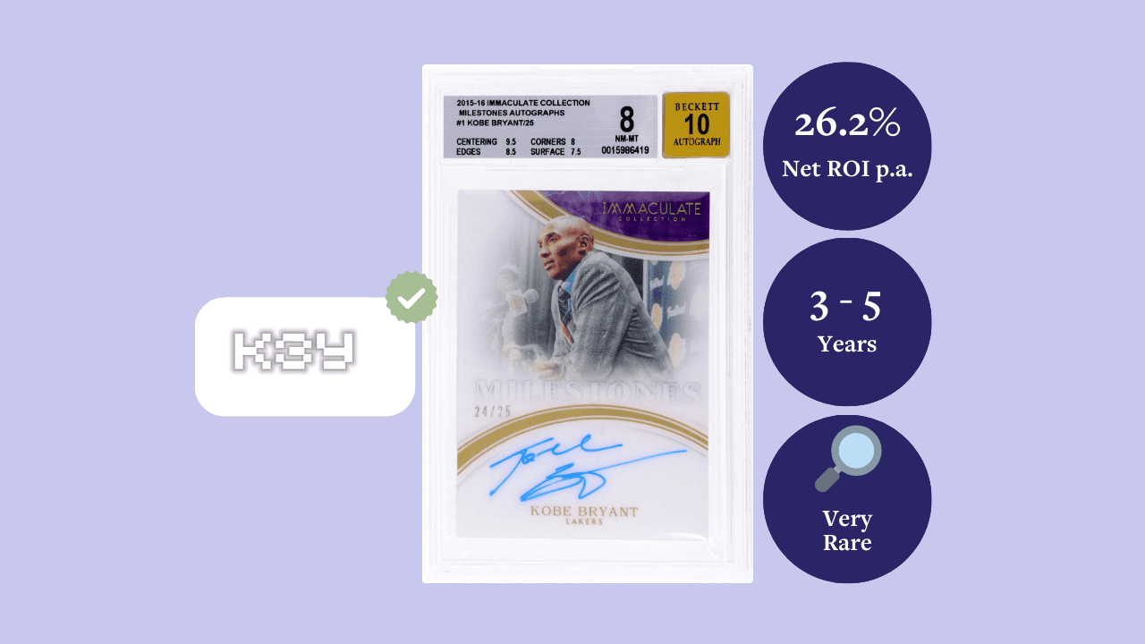 Kobe Bryant 2015-16 Immaculate Collection Milestones Acetate Auto 24/25