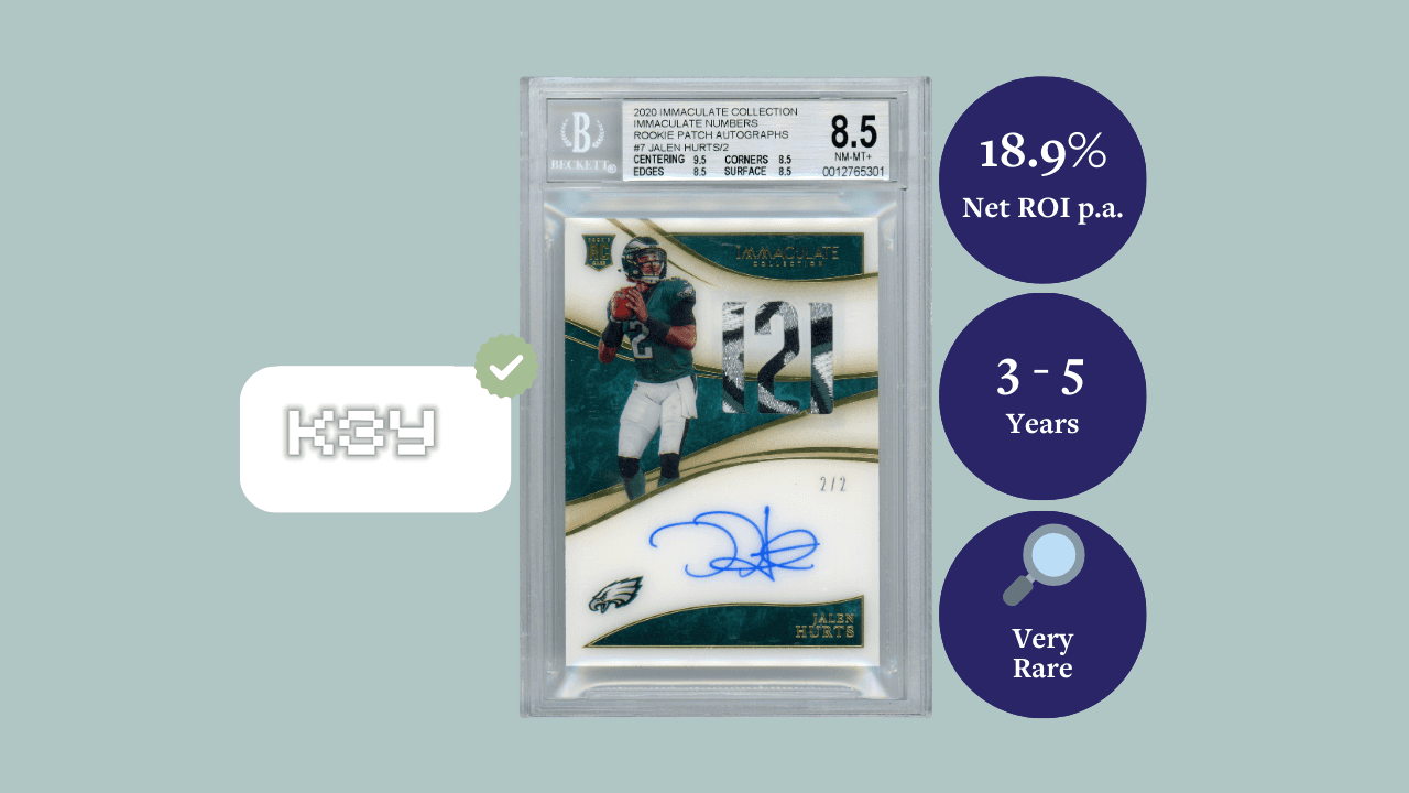 Jalen Hurts 2020 Immaculate Rookie Patch Auto Numbers Acetate 2/2