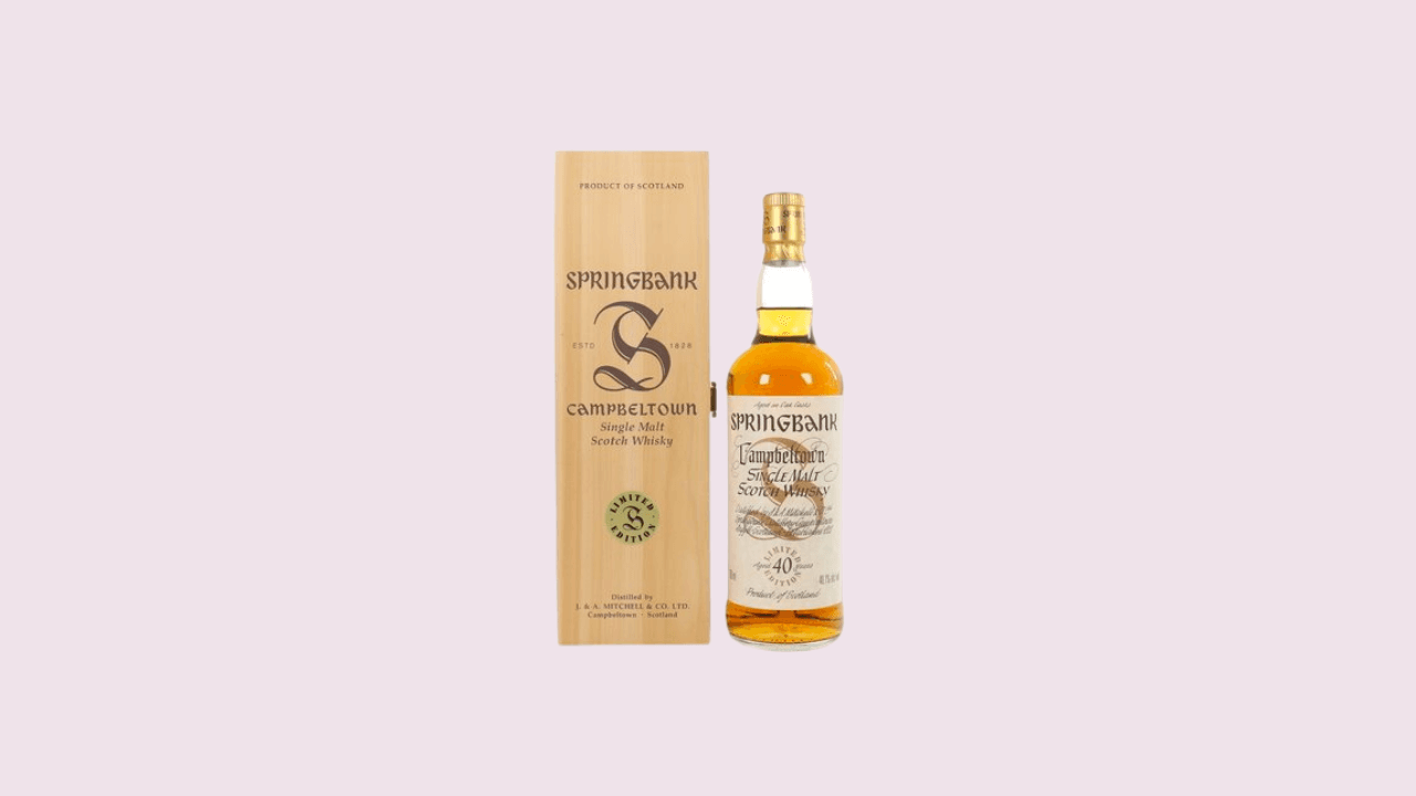 Springbank Millennium Serie Limited Edition 40 YO