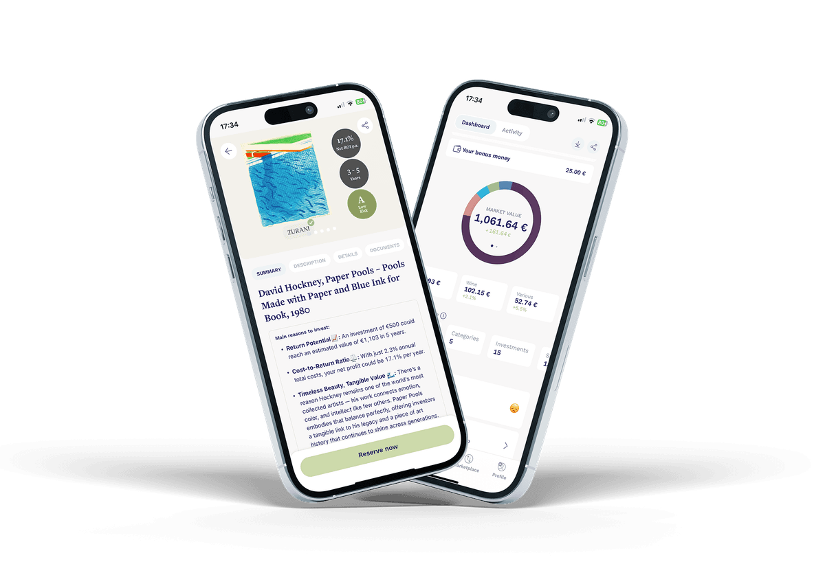 Splint Invest App Screens