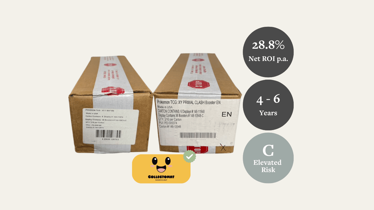 Pokémon XY Base Set & Primal Clash (2 Cases, 6 Boosterboxes each)