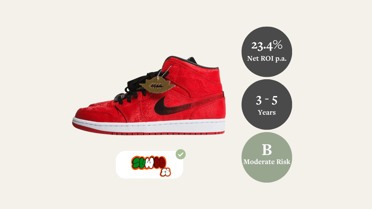 Jordan 1 Mid CLOT Red Silk friends and family (1 of 3)